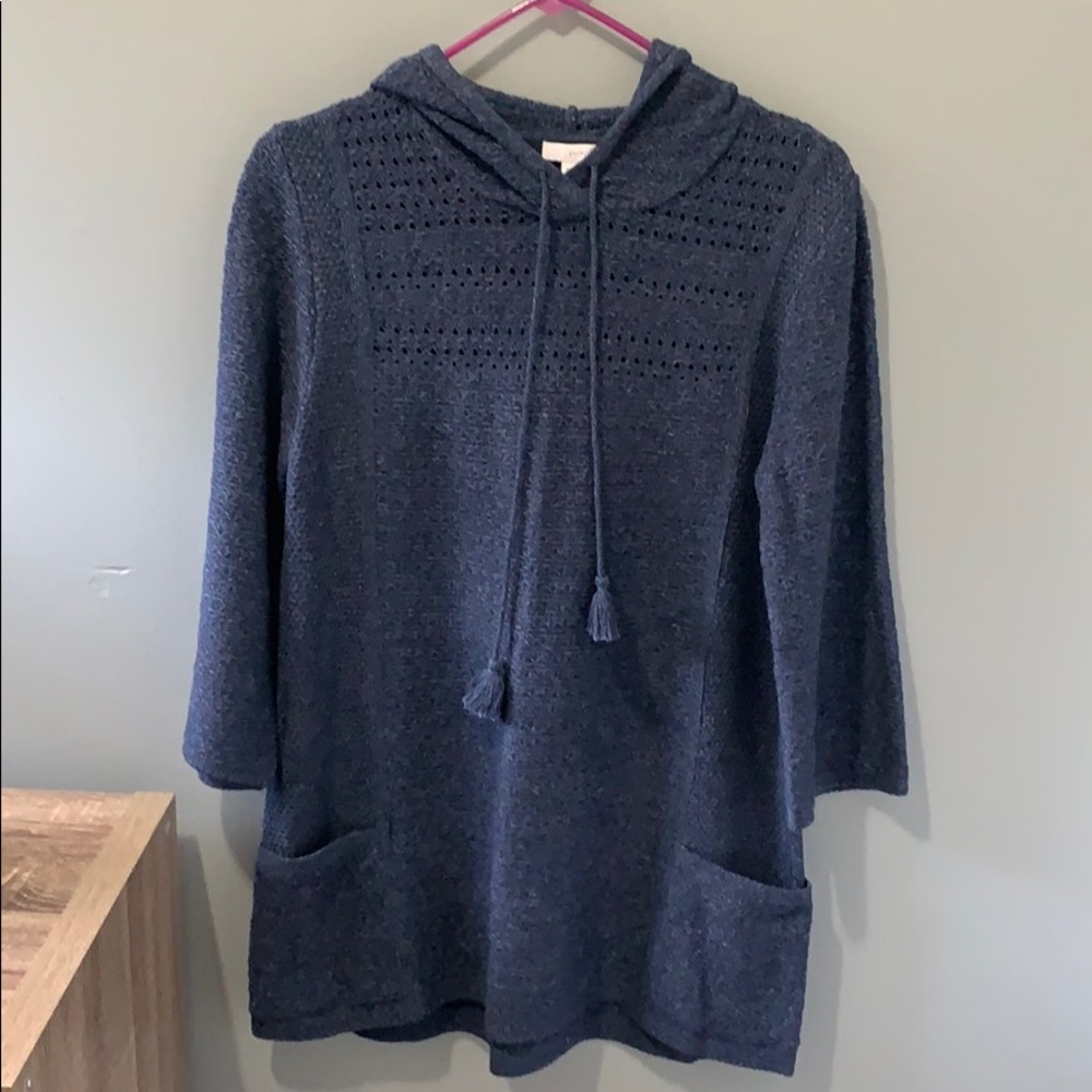 J.Jill Tunic Sweater with Pockets Size Small